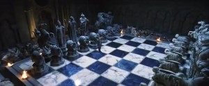 Real Wizards' Chess in Harry Potter movie