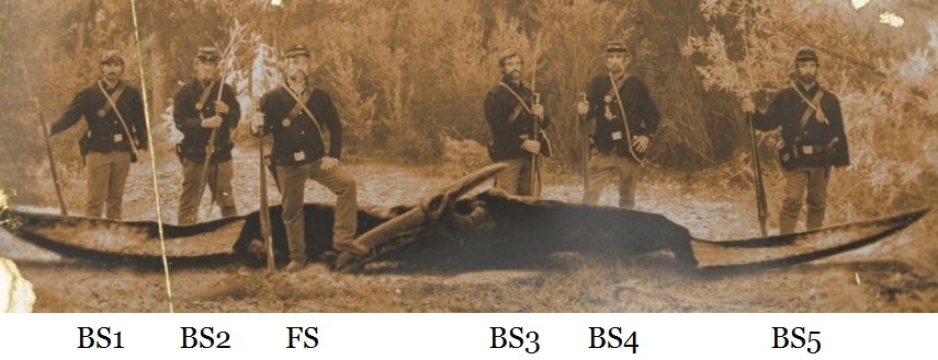 six soldiers in the Ptp image, with a code for each one