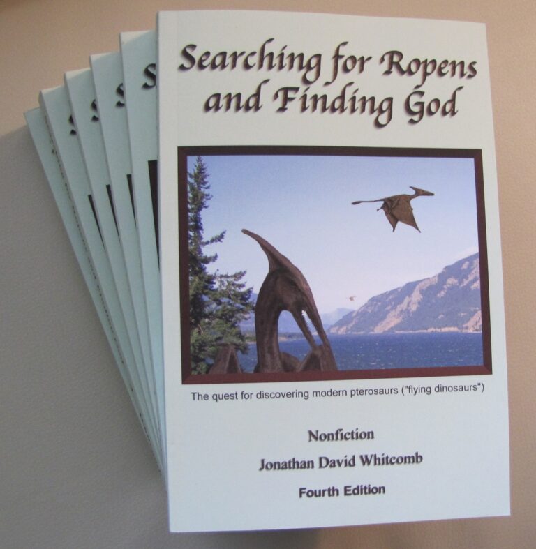 cryptozoology nonfiction paperback book on modern pterosaurs